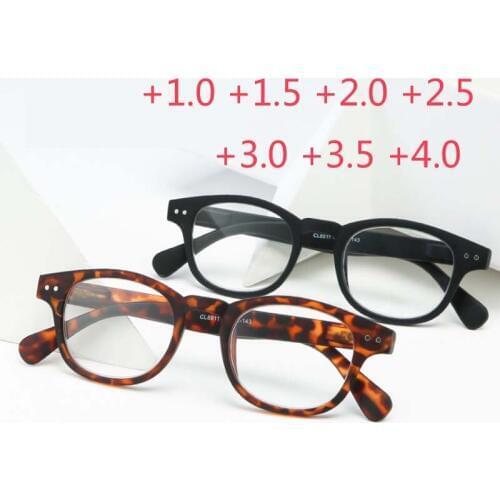 Fashion Reading Glasses Women Men Retro Rivets Hyperopia Prescription Eyeglasses +1.0 +1.5 +2.0 +2.5 +3.0 +3.5 +4.0 Diopte