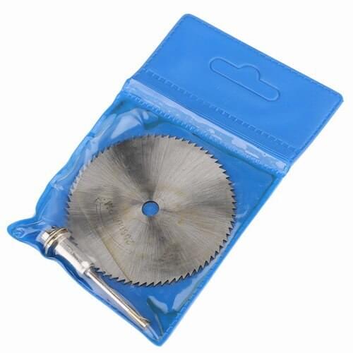 1set HSS Cutting Disc with 3.17mm Mandrel Mini Circular Saw Blade Electric Saw for Drill Rotary Cutting Tool Dremel
