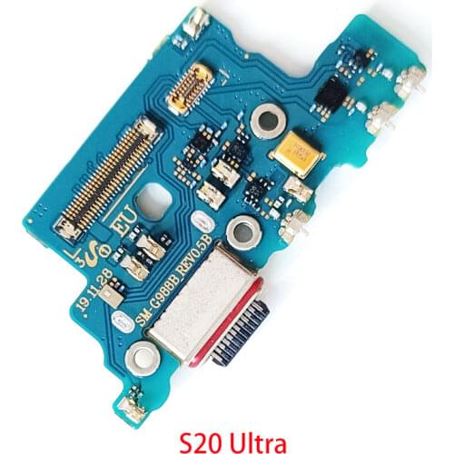Charger Board Flex For Samsung Galaxy S20 Plus Ultra FE G986N G981U G988N G781V/B USB Port Connector Dock Charging Ribbon Cable
