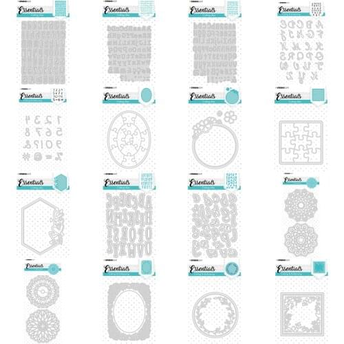 2021 AliliArts Metal Cutting Dies Letter & Frame diy Scrapbooking Photo Album Decorative Embossing PaperCard Crafts Die