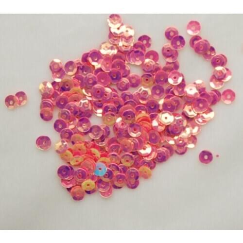 540pcs/Lot 10mm shine Hotpink AB Round Sequin Sewing/Embellishment Finds DIY garment accessories