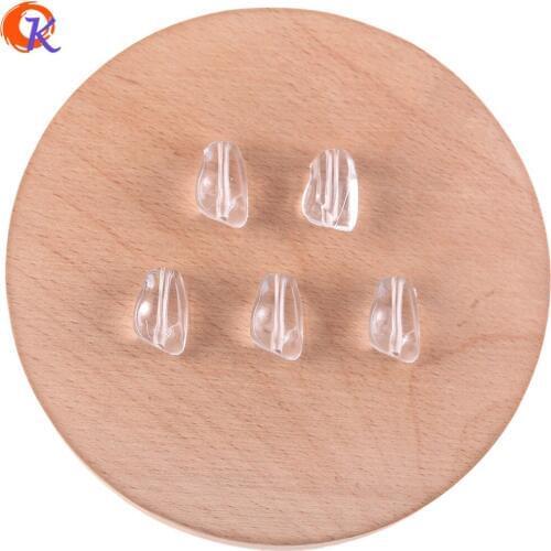 Cordial Design 9x15mm 550Pcs Jewelry Accessories/Acrylic Beads/Clear Bead/Irregular Shape Hand Made/DIY Making/Earring Findings