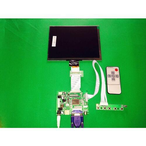 HDMI/VGA/AV Control Driver Board + 8"inch HL080IA-01E 1024*768 IPS high-definition LCD Display For Raspberry Pi