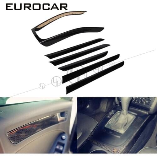 A4 interior carbon trims for A4L dry carbon interior parts