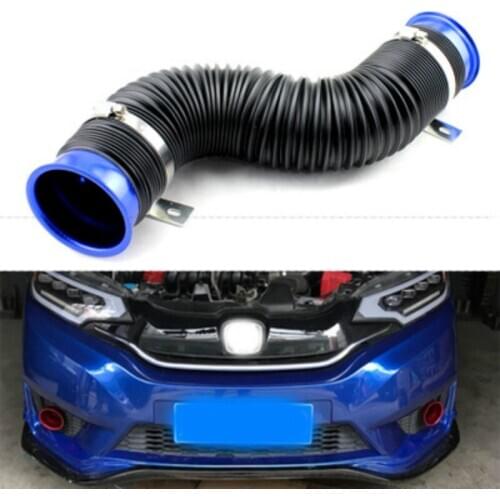 Car modified Air Intake Smart Telescopic Intake Pipe Duct 1M Flexible Car Engine Cold Air Intake Hose Kit Universial Accessiores