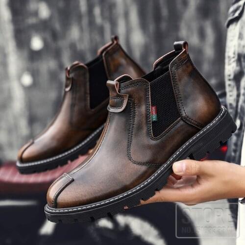Motorcycle street moto fashion shoes mens waterproof boots four seasons anti-fallracing motorbike travel cycling shoes