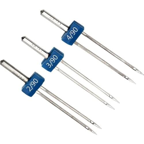 Handwork 3 Pcs/Set Double Twin Needles Pins Needles For Sewing Machine