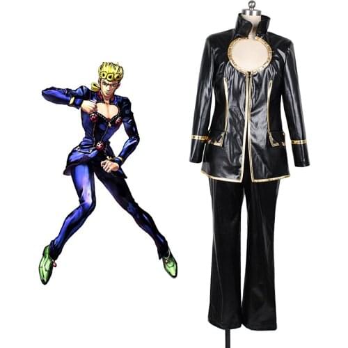 JoJos Bizarre Adventure Giorno Giovanna Cosplay Costume