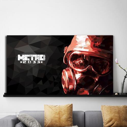 Metro 2033 Game Posters Oil HD Prints on Canvas Painting Giclee Wall Art Pictures For Living Room Bedroom Home Decoration