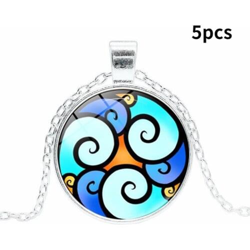 New Avatar The Last Airbender Gem Glass Pendant Women Neck Chains Kingdom 2020 Jewelry Christmas Gift necklace women
