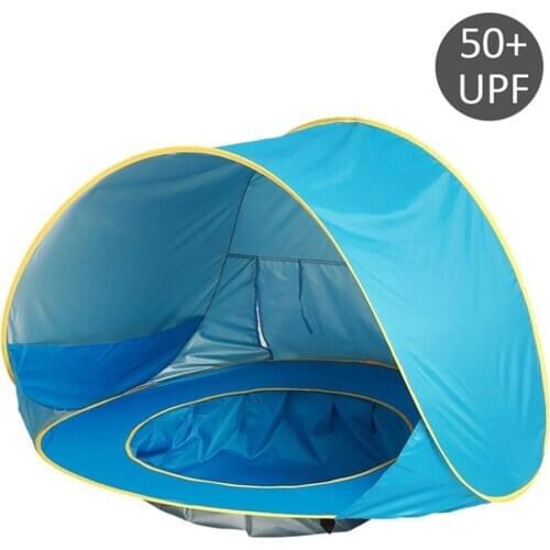 UV-protecting Sunshelter Childrens Tent Baby Beach Tent Children Waterproof Pop Up sun Awning Tent Sunshelter with Pool Kid Ou