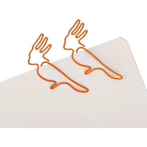 Parrot Paper Clip Student Stationery Office Accessories Paperclips Metal Paper Clips Paperclip Accessories Office Metal Clip