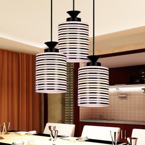 Restaurant Pendant Light modern simple dining table restaurant lights LED creative personality fashion single head lamp LU811237