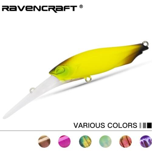 Ravencraft LAUNCHER-X GANGDAN 10.6g/68mm Shad Minnow Hard Bait Slow-Floating Winter Fishing Lures Artificial Baits