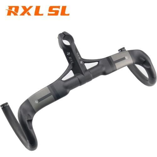 RXL SL Carbon Handlebar Road Bike Bicycle Handlebar 28.6 UD Matt Integrated Handlebars 400/420/440mm Road Bike Bent Bar