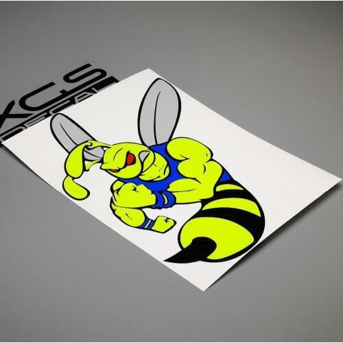 XGS DECAL car vinyl multilayer Vinyl Cut decal Bodybuilder Super bee reflective waterproof stickers for boats motor helmet