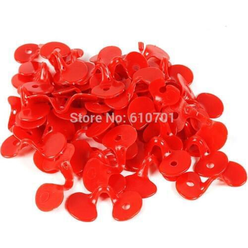 1000pcs x Medium Adapt to 0.5-2.25kg Creative Chicken Glasses Eyes Mask Blinder with Hole Protector Avoid Hen Pecking Plastic