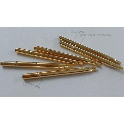 50PCS R125-4S European probe probe sleeve 2.36mm needle sleeve needle tube 2.0MM needle seat 2.4mm probe sleeve