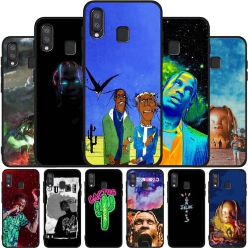 Cactus jack travis scott hiphop Black Phone Case For Samsung A10 A20 A30 A40 A50 A70 A21 A31 A51 A71 A41 A32 A42 S52 A72 A6