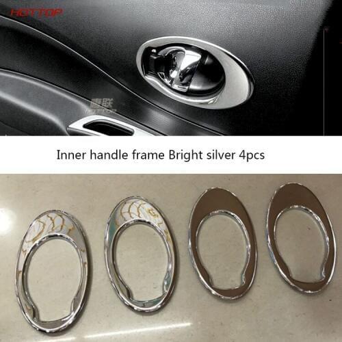For Nissan Note E12 2017-2020 Decorative Inner Handle Frame Inner Door Handle Patch Bright Strip Modification Right Hand Drive