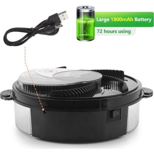 Electric Fly Trap Automatic Fly Catcher Device For Household Garden Kitchen Anti Fly Killer Traps Insect Pest Reject Control