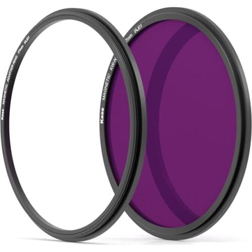 Kase Wolverine Magnetic 6-Stop ND64 Solid Neutral Density 1.8 Filter With Front Filter Threads