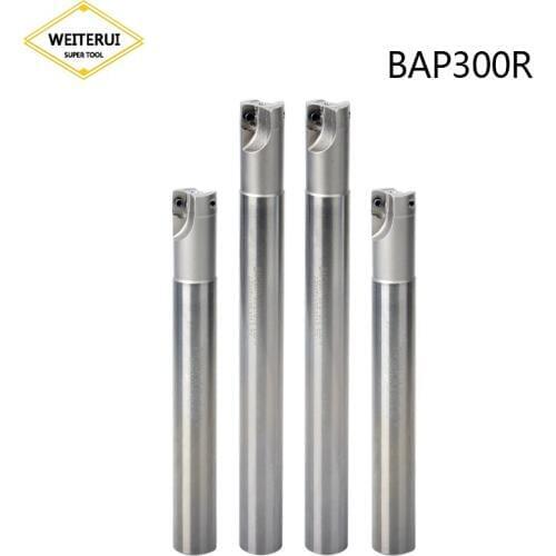 1PC BAP300R C20-20-120-2T Two Inserts Clamped Milling Cutting End Mill Shank Shoulder Right Angle Precision Milling Cutter