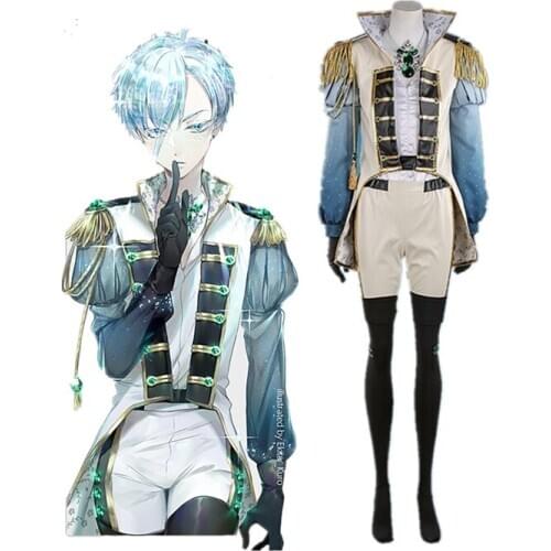 Anime Land of the Lustrous Antarcticite Cosplay Costume Custom Made Full Set Hallowen Cosplay Man Women Uniform Costume