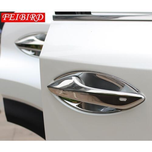 ABS Chrome Side Car Door Handle Cover handle bowl Cover Trim Molding Accessories For LEXUS NX NX200T NX300T 2015 2016 2017