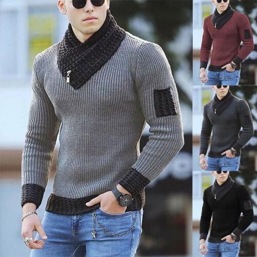 Mandylandy Men's Pullovers With Zip