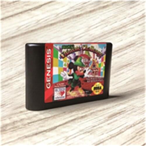 Mickeyed Ultimate Challenge - USA Label Flashkit MD Electroless Gold PCB Card for Sega Genesis Megadrive Video Game Console