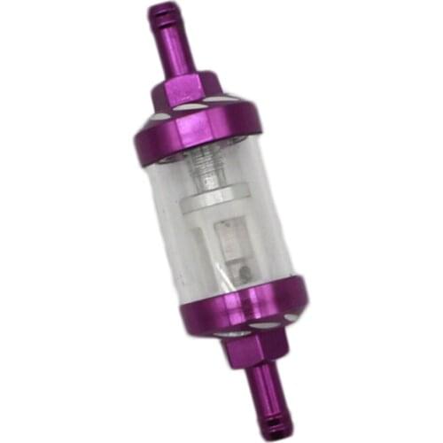 Motorcycle Fuel Filter Reusable CNC For 50/70/110/125/140/166CC ATV Quad Scooter Dirt Pit Bike 8mm 5/16'' Gas Fuel Filter Etc