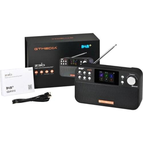 Original GTMEDIA Z3B Portable Digital Radio FM DAB Stereo/ RDS Multi Band Radio Speaker with Alarm Clorck Upgrade of GTMEDIA Z3