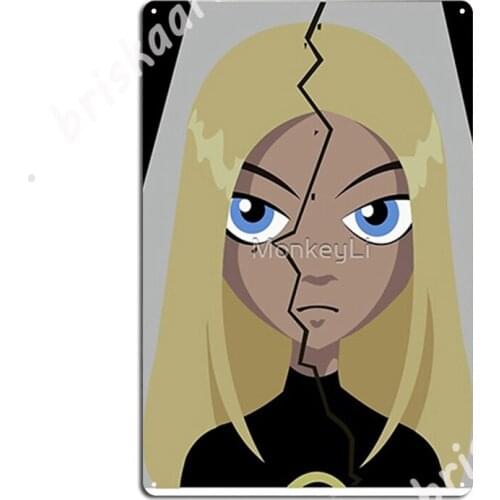 Teen Titans - Terra Broken Metal Signs Club Party Club Bar Decoration Plates Tin sign Posters