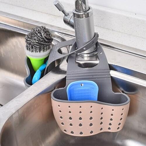 Sink Shelf Soap Sponge Hanging Drain Rack Bathroom Holder Kitchen Storage Kitchen Organizer Sink kitchen Accessories Gadgets