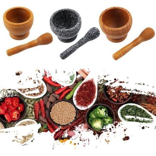 Manual Pepper Mills Garlic Masher Bowl Pepper Grinder Household Garlic Press Herb Grinding Tools Crushing Jar Kitchen Gadgets