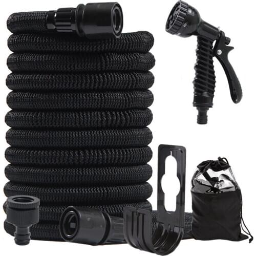 25FT-150FT Garden Hose Expandable Magic Flexible Water Hose High Pressure Car Wash Flexible Magic Hose Pipe With Spray Gun
