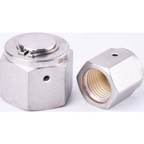SS-4-VCR-CP female thread VCR plug High pressure plug Nut