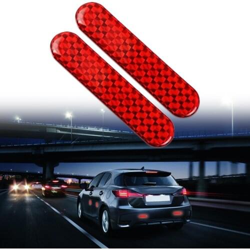 Car Bumper Reflective Warning Sticker For Hyundai Creta Tucson BMW X5 E53 VW Golf 4 7 5 Tiguan Kia Rio Sportage R KX5