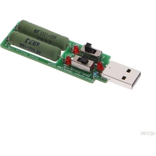USB Resistor Electronic Load w/Switch Adjustable 3 Current 5V Resistance Tester 19QB