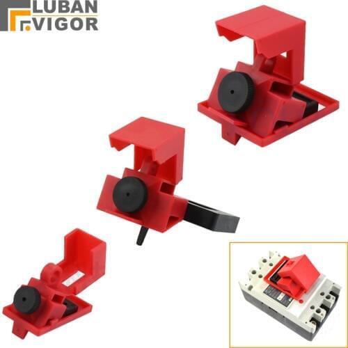 Clamp circuit breaker switch,Power isolation lockout safety lock,for different switch,Engineering Plastics,Security hardware