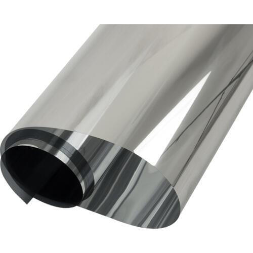 300CM Long One Way Mirrored Window Film Solar Reflective Drop-Shipping glass sticker Silver Layer Home Building Decor Tint Films