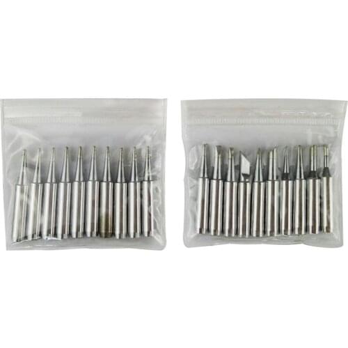 10pcs/set 900M-T-I,B,K,1.2D,1.6D,2.4D,3.2D,1C,2C,3C,4C Tips for 936 936A 937 969 Soldering Station