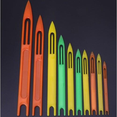 10 Pcs Fishing Netting Needle Repair Net Line Plastic Shuttles Mending Weaving N0PC