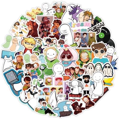 10/30/50PCS Anime Dream Smp Graffiti Stickers Waterproof notebook Luggage Suitcase Graffiti DIY Sticker kid toy