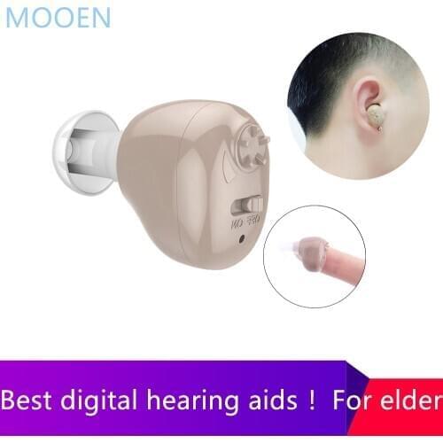 2021 Best Hearing Aid Rechargeable Hearing Device ITE Ear Hearing Aids for The Elderly Audifonos Sound Amplifier for Deafness