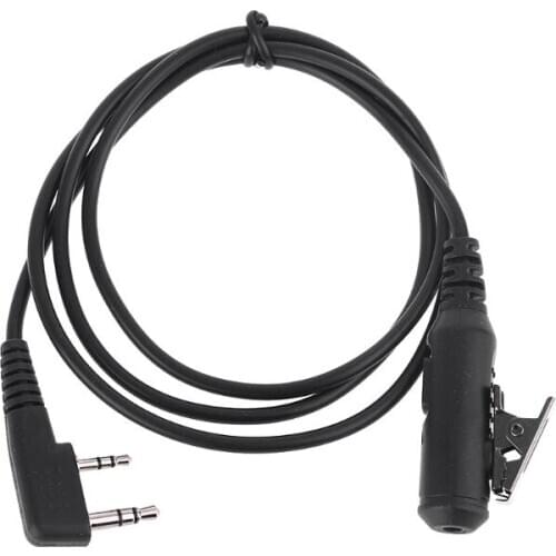 2Pin to 3.5mm Phone Audio Earpiece Transfer Cable For Retevis RT21 Walkie Talkie