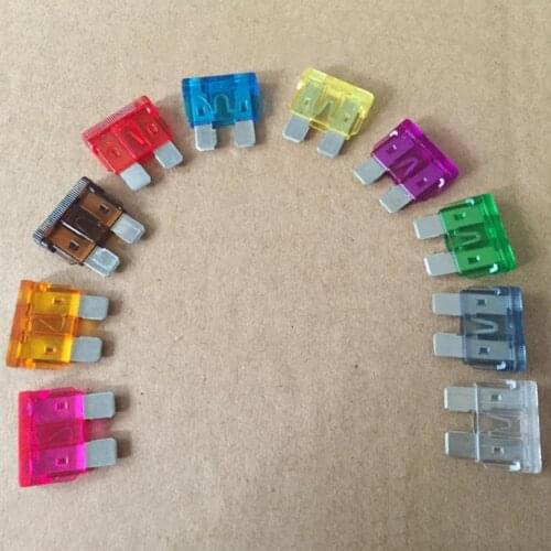 80Pcs Car Fuses 3A 5A 7.5A 10A 15A 20A 25A 30A 35A 40Amp with Box Clip Assortment Auto Blade Type Fuse Set Truck Auto Fuse Set