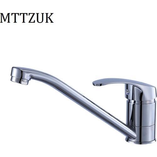 Sales promotion!Kitchen sink vegetables basin laundry pool hot and cold water faucet single hole single handle taps Rotate 360