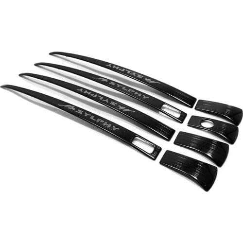 For 2020 Nissan Sentra Door Handle Cover Side Door Handle Protector Outer Door Handle Sticker Stainless Car Styling Accessories